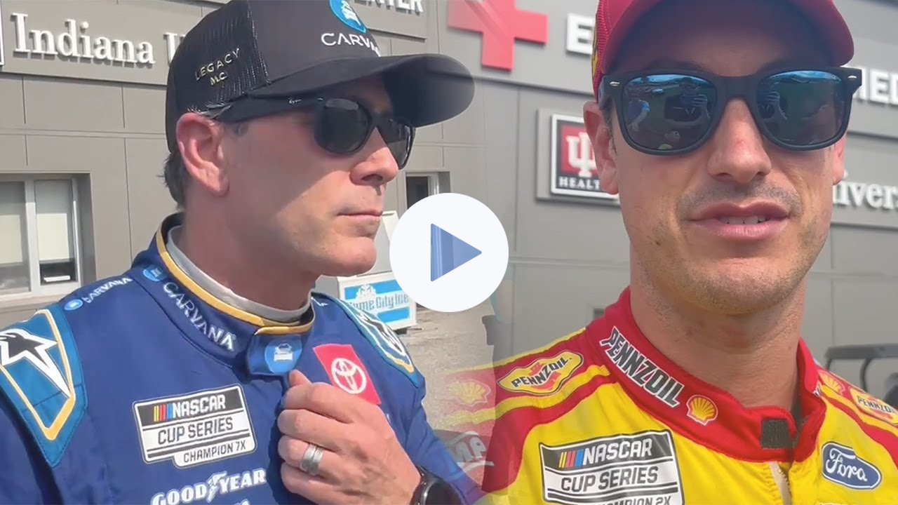 Jimmie Johnson And Joey Logano React To Wreck At Indy
