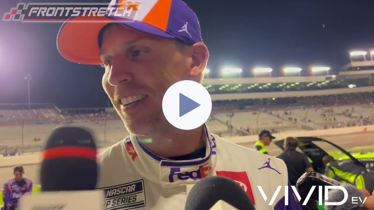 Denny Hamlin Says Austin Dillon Hooked Him In His Right Rear