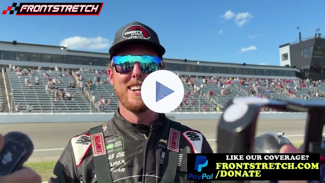 Cleetus McFarland: "I Got My A** Kicked" After Finishing 32nd in 1st O'Reilly Race at Rockingham