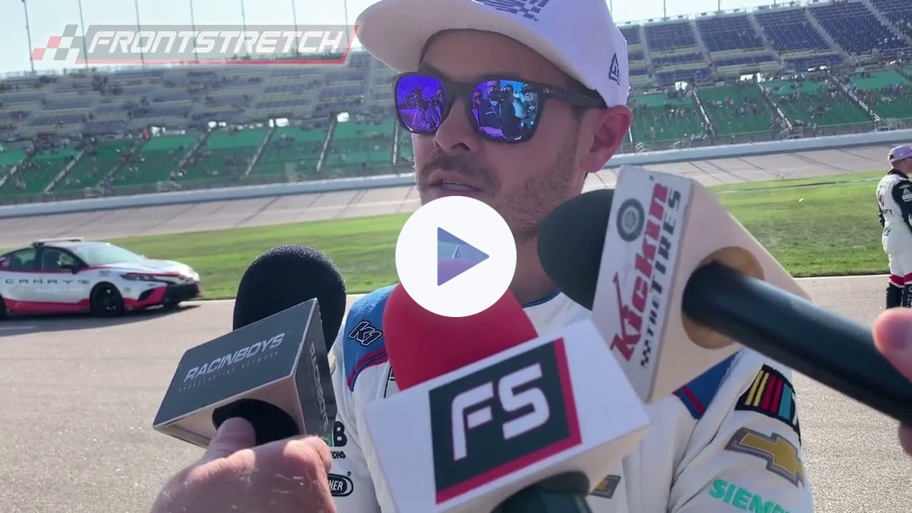 Kyle Larson Recaps Last Lap Contact With Denny Hamlin: "I Was Really Loose"