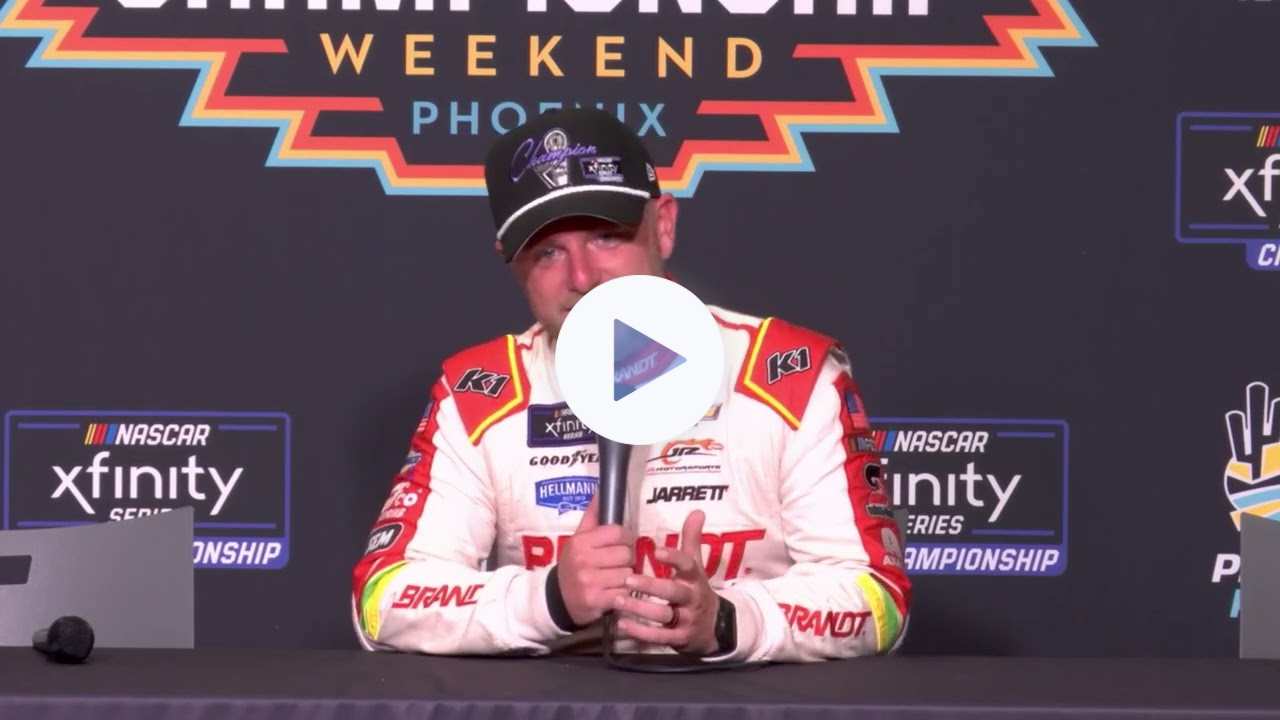 Justin Allgaier Talks About Timing of Lucky Late Caution: "It's Christmas in November"