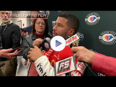 Bubba Wallace Reacts to Him Being on Denny Hamlin's List of Top 5 Superspeedway Drivers