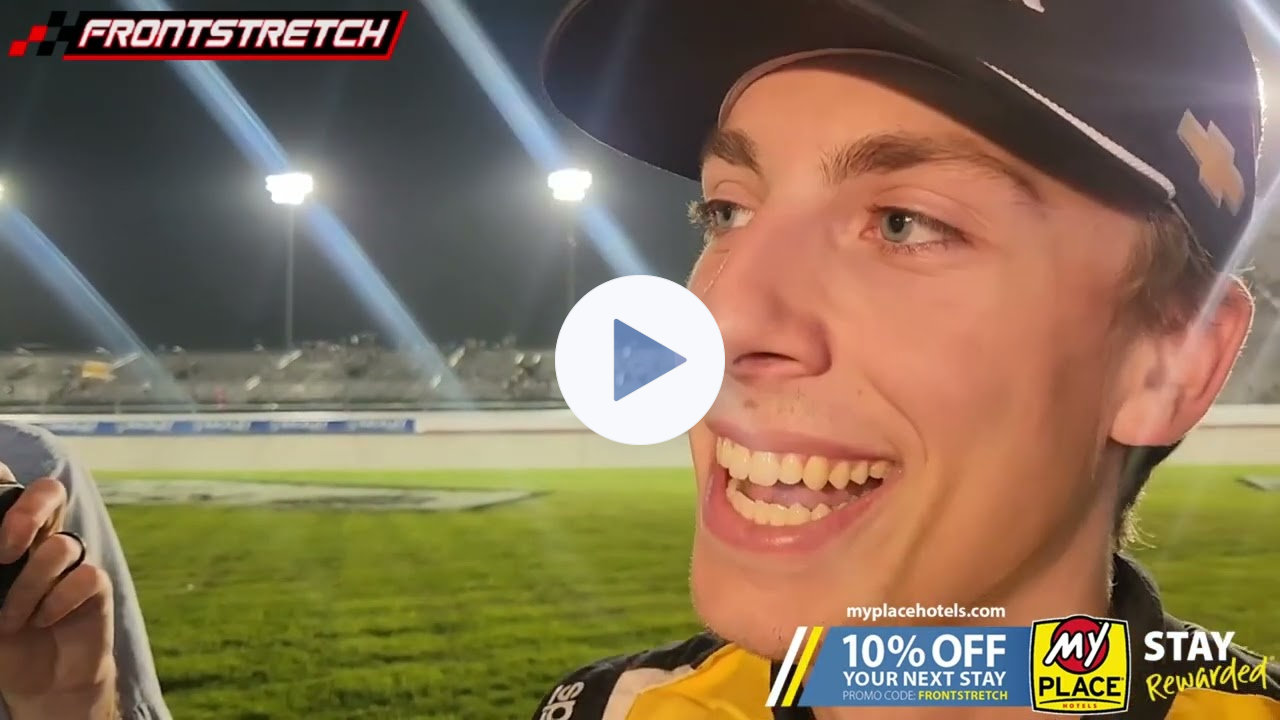 Carson Hocevar 2nd at Nashville, Says He "Felt Like He Was There" When He Hit Ricky Stenhouse Jr.