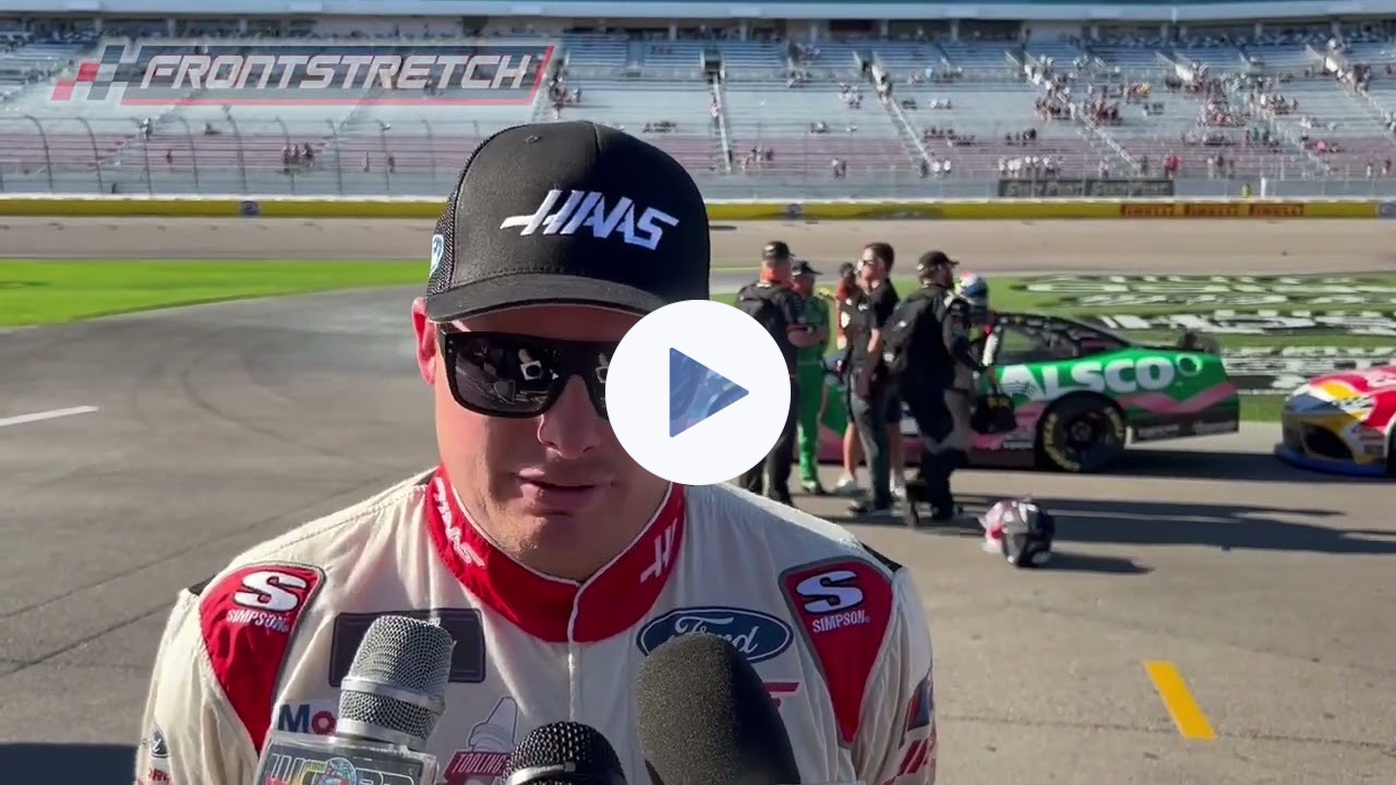Cole Custer Happy For Teammate Winning: "I'm So Pumped For Riley [Herbst]"