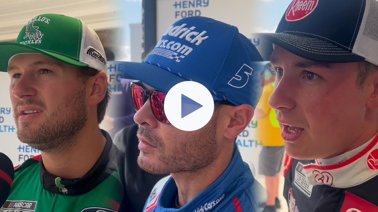 Kyle Larson, Joey Logano, Todd Gilliland and Christopher Bell Discuss Big Crash In Stage Two