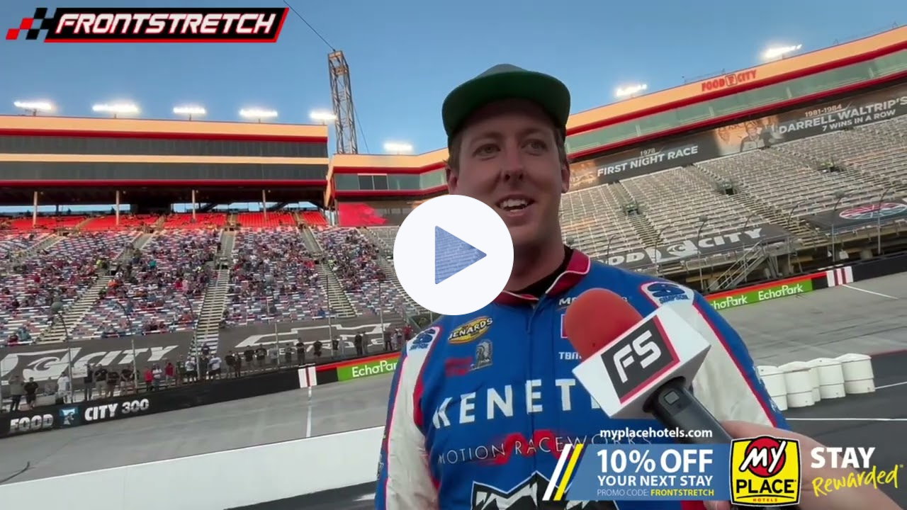 Cleetus McFarland Reacts to 1st Bristol ARCA Race: "It Kicked My Butt"