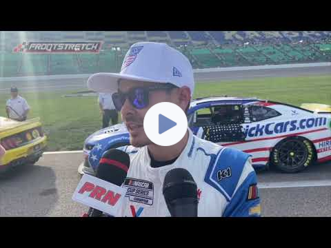 Kyle Larson On Kansas Pit Road Congestion - "I Was Just Trying Not To Clobber Him (Brad Keselowski)"