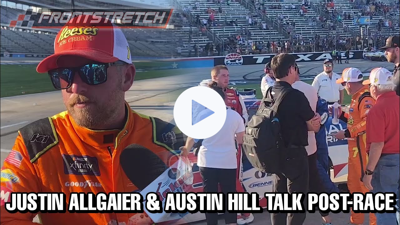 Justin Allgaier, Austin Hill Have Discussion | Allgaier Comments On Late Near-Miss With Kligerman