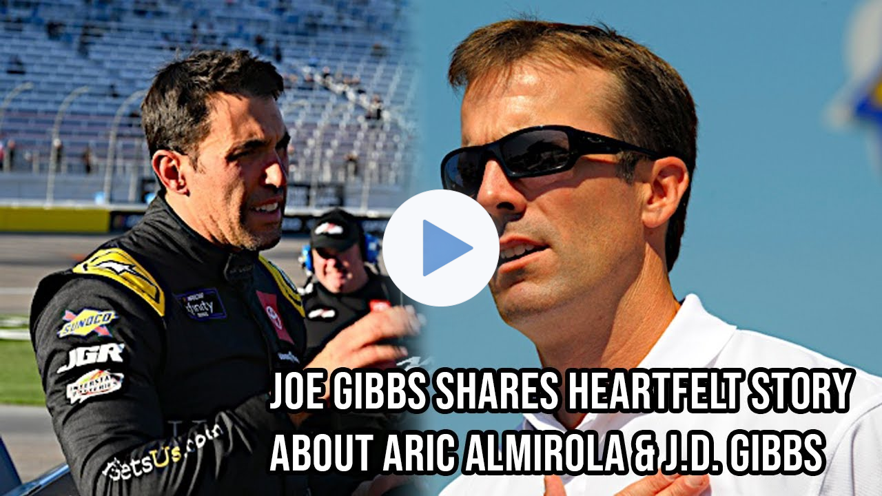Joe Gibbs Talks About Aric Almirola Spending Time With J.D. Gibbs When J.D.'s Health Worsened