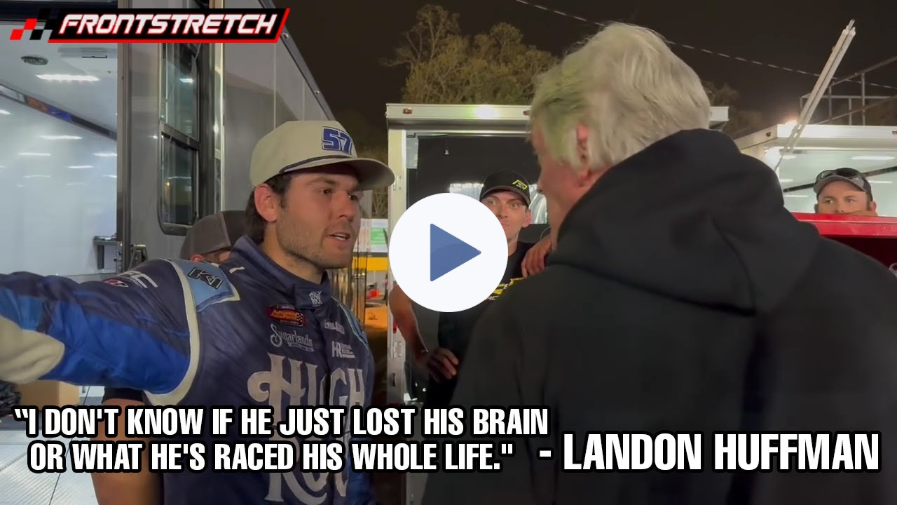 Landon Huffman & Ryan Millington Argue After CARS Tour Race at Wake County Speedway