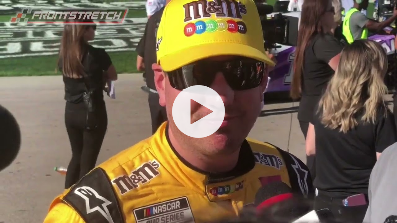 "Anything Short Of A Win Is Just An L"- Kyle Busch Reacts To Final Laps At Las Vegas Motor Speedway