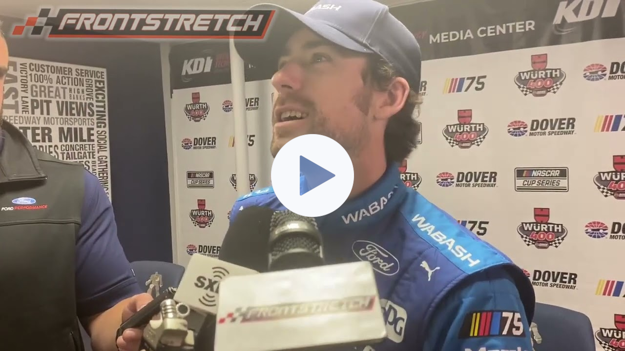 "I Hate to Disappoint Y'all, but [Bubba and I] Are Fine." -Ryan Blaney on Contact at Talladega