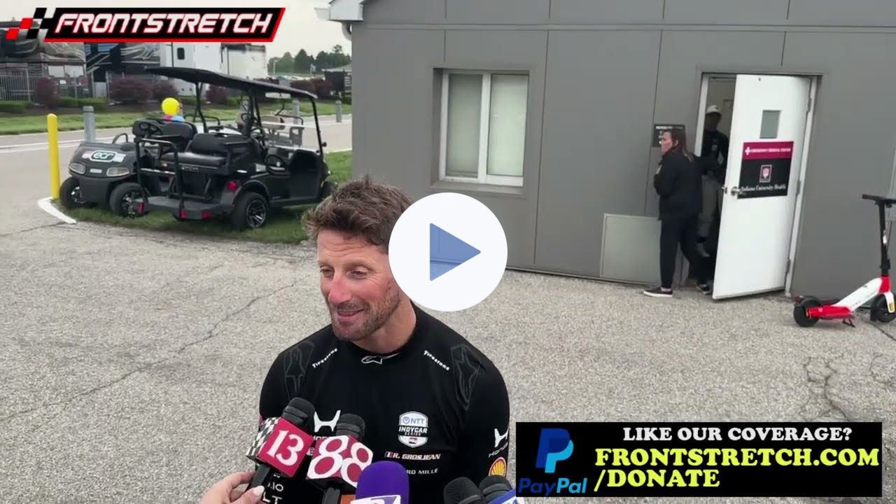 Romain Grosjean OK after 3-car crash in Indy 500 Practice: "S*** Happens"