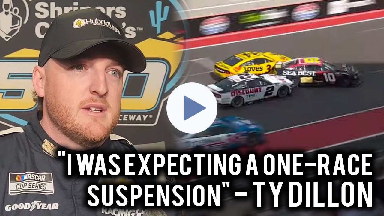 Ty Dillon & Austin Cindric Reaction to Cindric Being Penalized for Intentionally Spinning Dillon