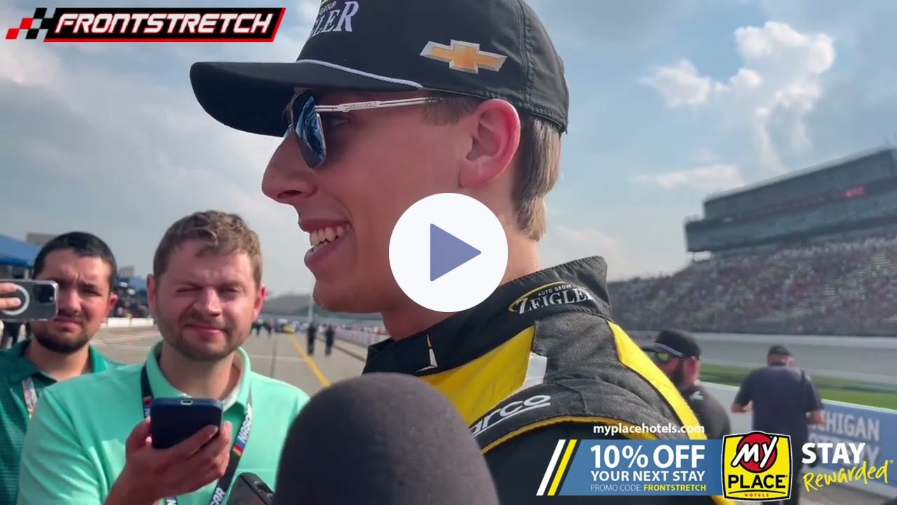 Carson Hocevar Happy Despite Late Flat Tire: "We Were Outrunning 2 of [Rick Hendrick's] Cars]"
