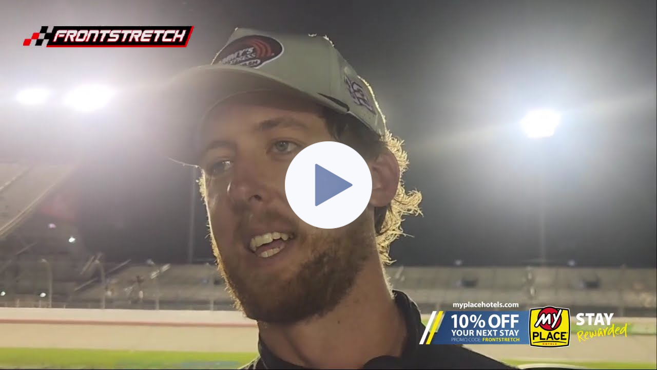 Cleetus McFarland Happy After 2nd O'Reilly Race: "I'm Having a Blast, Having the Time of My Life"