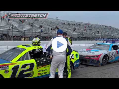 Ryan Blaney And Michael McDowell Discuss Their Late-Race Incident On Pit Road; Hear More From Blaney