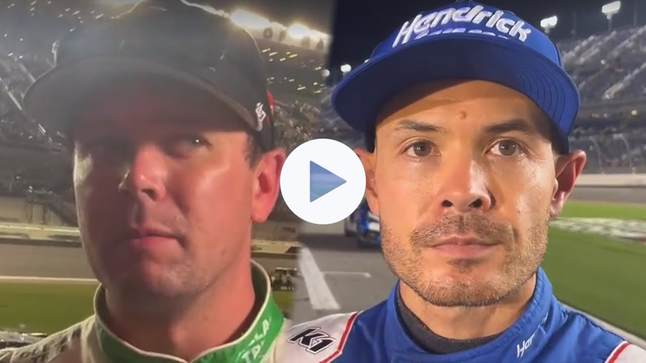 Kyle Larson and Erik Jones Discuss their Points of View of Late Contact at Daytona