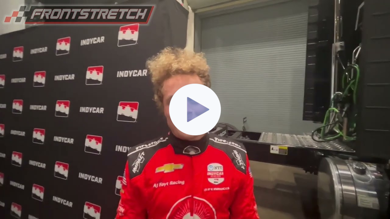 Santino Ferrucci OK After Scary Late-Race Crash: "Happy to Be Walking Away"