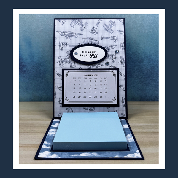 Bee Mine Easel Calendar & Post-it Note Pad