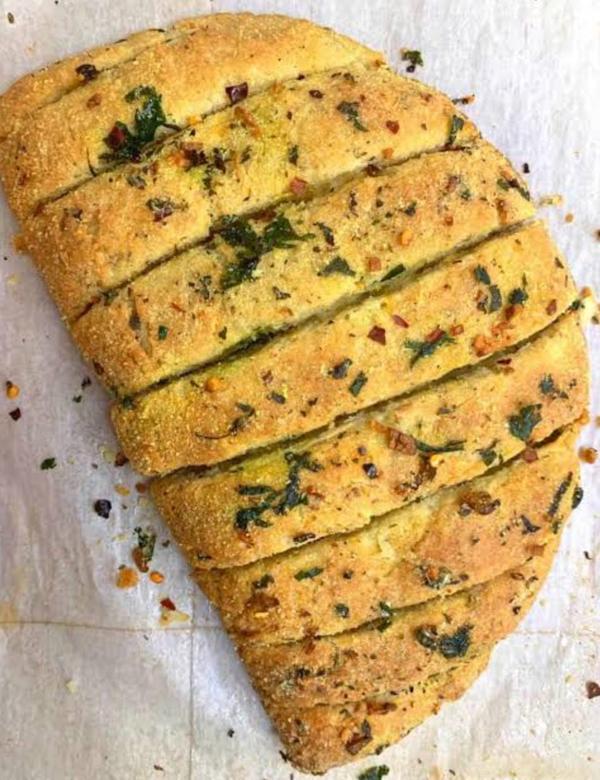 Mother with son baking