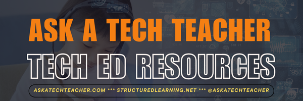 Ask a Tech Teacher newsletter header banner