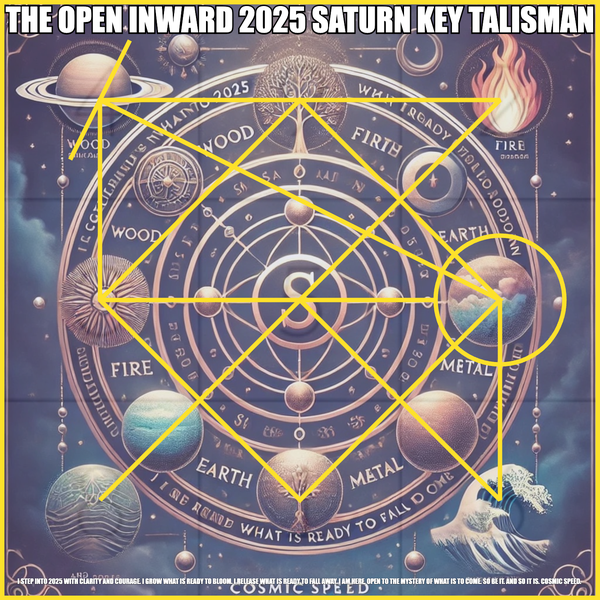 The Open Inward Saturn Key Talisman: A Gift for Clarity and Courage