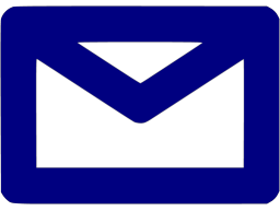Email Envelope in Navy Blue