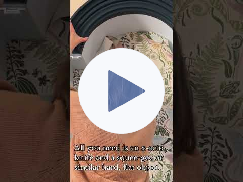 Transforming an Antique hutch with wallpaper #decorating #homedecor #thriftflip