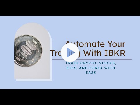 Auto trading on TraingView with IBKR crypto stock ETF and forex