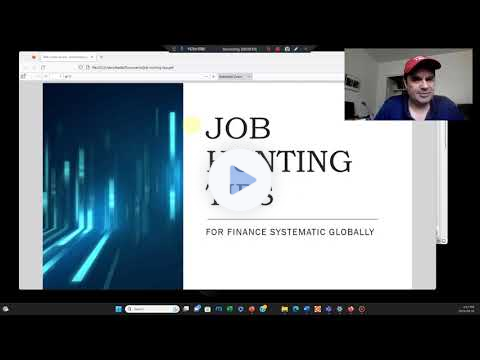 Global job hunting tips for quant or HFT shops paying 1 million plus