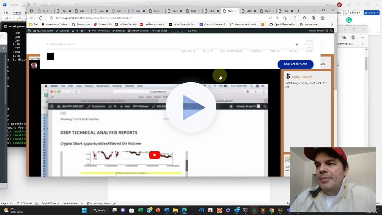 Quant Analytics simpler dashboard tour