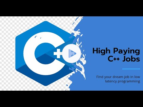 High Paying Career in C++ and Low Latency Programming