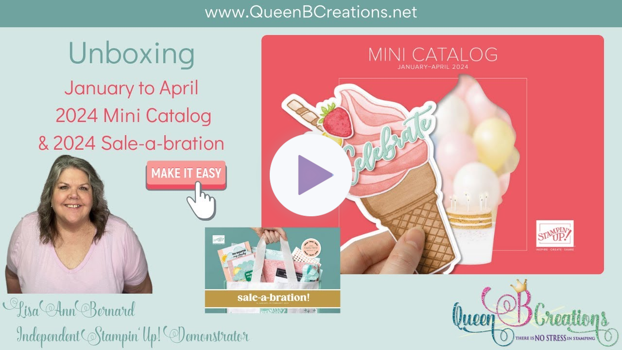 👑 Unboxing my Stampin' Up! Jan-April Mini Catalog & Sale-a-bration Pre-Order