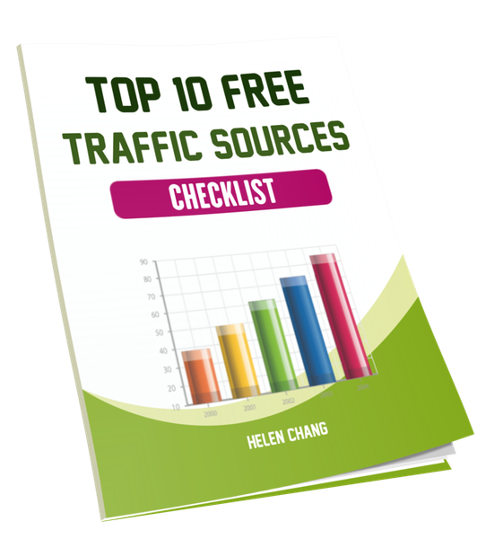 "Top 10 Free Traffic Sources" FREE eBook!