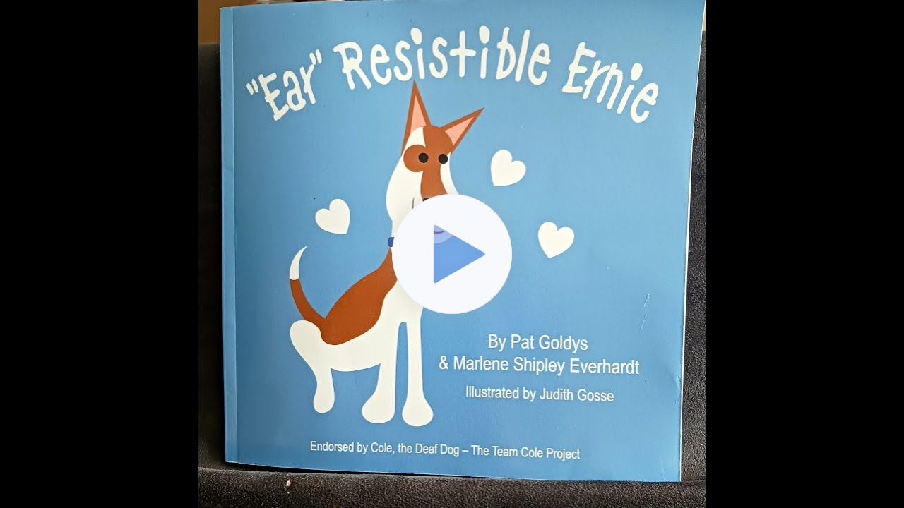 💖EAR RESISTABLE ERNIE🐕a Deaf Dog📖Book for ALL🐾& MORE#pets #dog #deaf #deafdog #books #deafcommunity