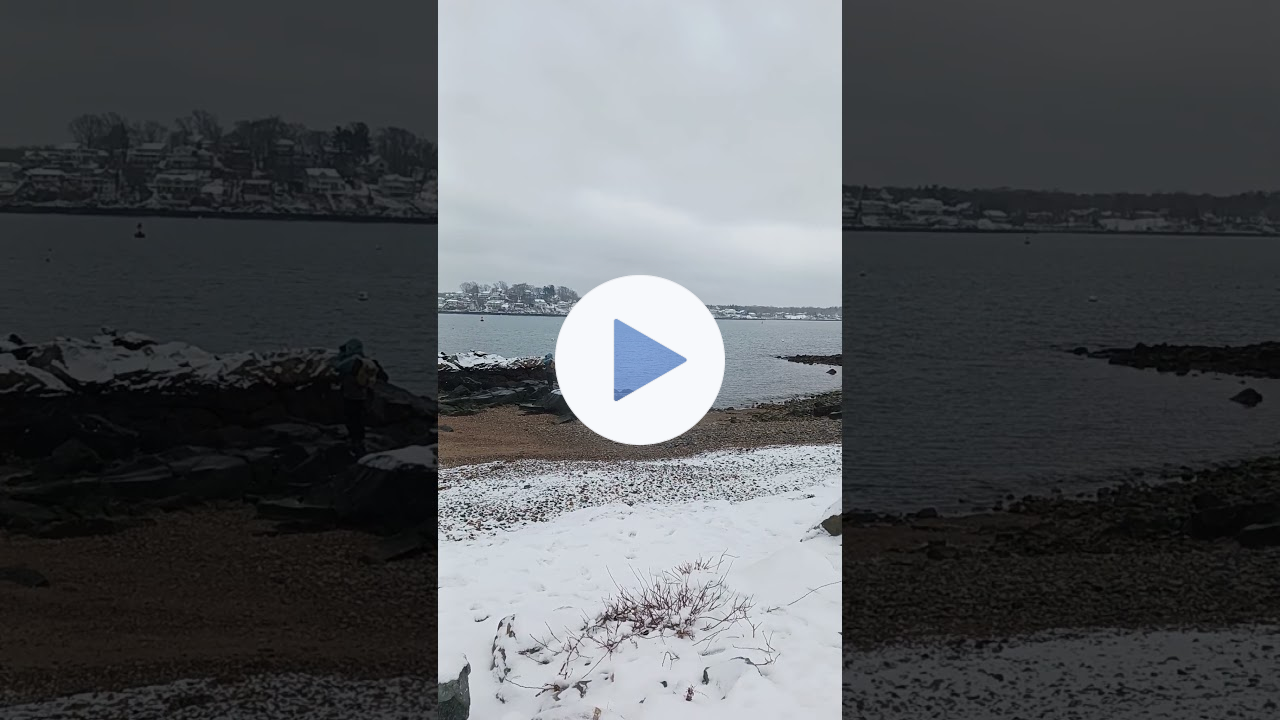 Snowy Magic ❄❄at Winter Island ❄ Salem MA🧹