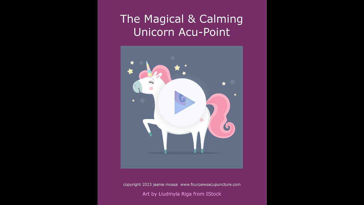 The Magical Unicorn Acu-Point 🦄 Calms the Mind and Soothes the Soul! 💜