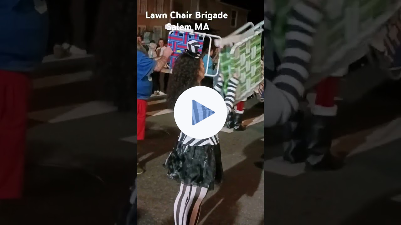 🎃SALEM'S 🏖️LAWN CHAIR BRIGADE🧙🏼HAUNTED HAPPENINGS PARADE🧹SALEM MA#salemmassachusetts #halloween