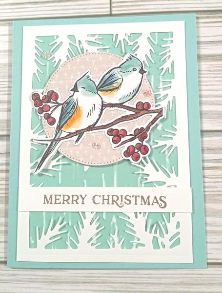 Frames & Flowers Just For You card.