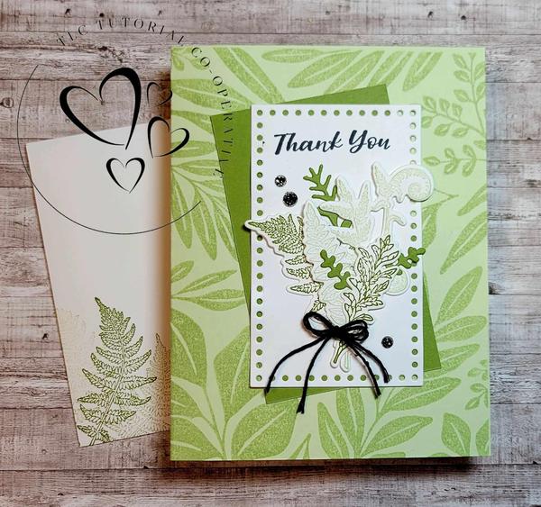 Frames & Flowers Just For You card.