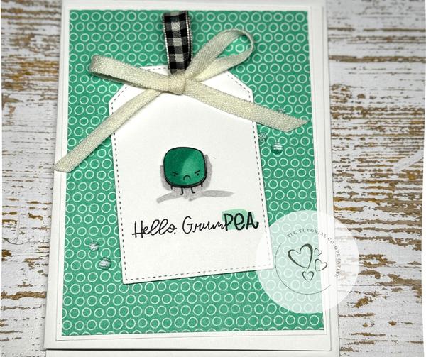 Frames & Flowers Just For You card.