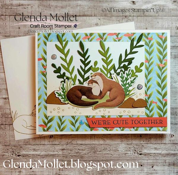 Season of Green & Gold Christmas card