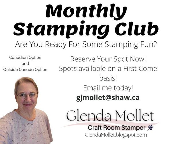 Join my Monthly Stamping Club!
