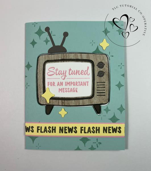 Frames & Flowers Just For You card.