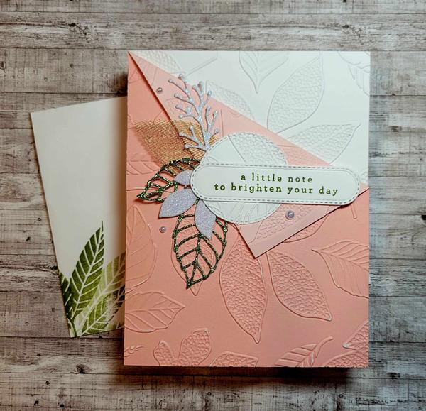 Season of Green & Gold Christmas card