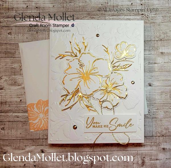 Season of Green & Gold Christmas card