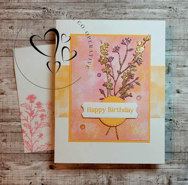 Frames & Flowers Just For You card.