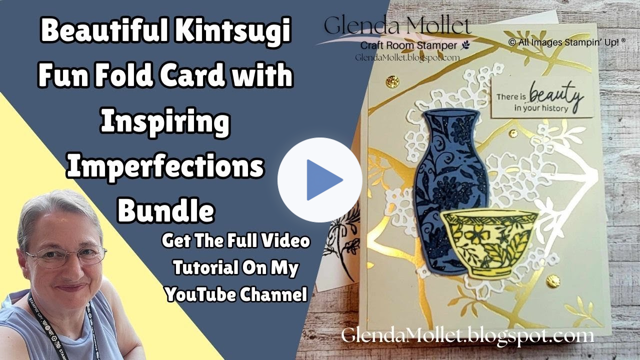 Kintsugi Suite - Inspiring Imperfections Nested Box Pop Out Fun Fold Card