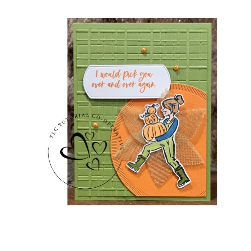 Frames & Flowers Just For You card.